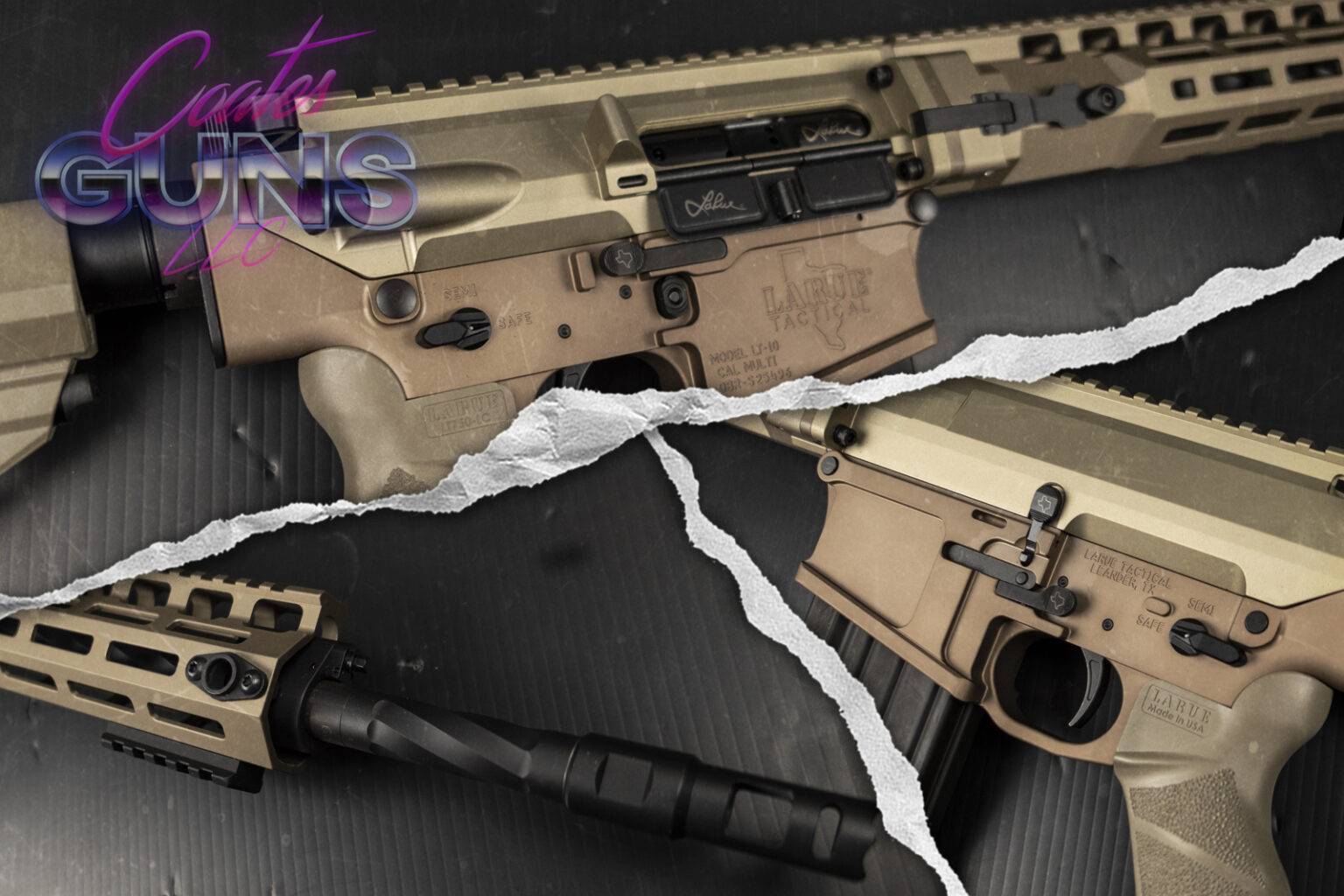LaRue LT10 6.5 Creedmoor 20″ FDE | Coates Guns LLC